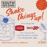 Shake Things Up! An Evening with Saz’s & Central Standard